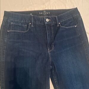 White House Black Market Dark Blue Ankle Jeans